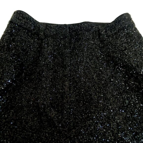 EXPRESS Sequin Shorts Size 00 Womens Black Sequin High Waisted Bermuda - Picture 11 of 11